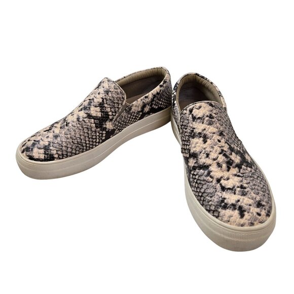 Steve Madden Gills Vegan Leather Snake Print Loafer Shoes Size 8 - Picture 1 of 8
